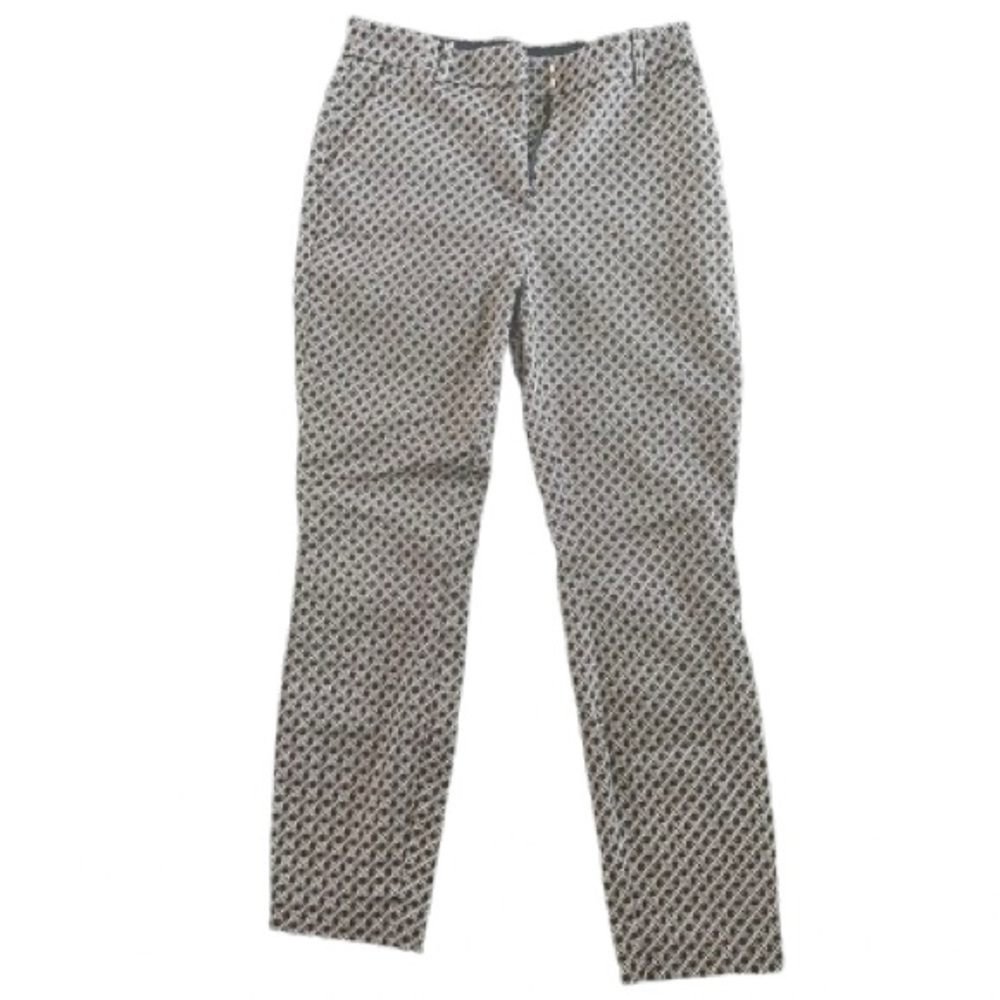 H&M rope cable chain patterned office pants